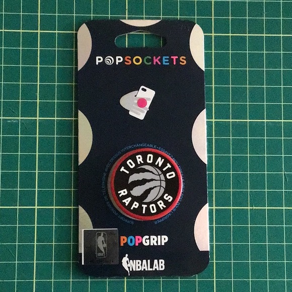 BRAND NEW POPSOCKETS POPGRIP TORONTO RAPTORS - Picture 1 of 3